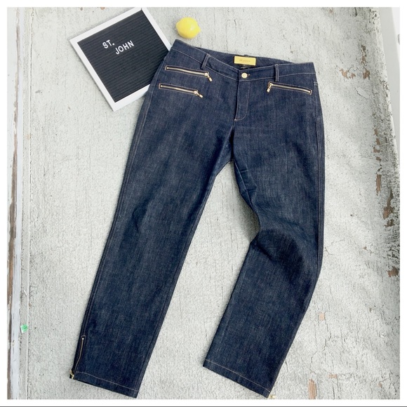 St. John Denim - St. John Ankle Zip Jeans
